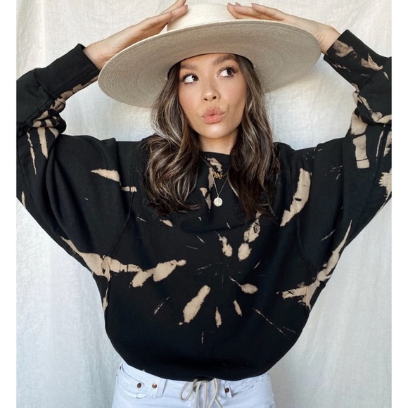 Starlow Gimme S'mores Tie Dye Pullover Sweater neutral size M Medium shopstarlow - Picture 2 of 7